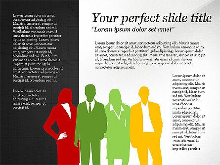 녹색 산 보고서, 슬라이드 5, 03779, 프레젠테이션 템플릿 — PoweredTemplate.com