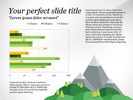 Rapport sur les montagnes vertes, Diapositive 6, 03779, Modèles de présentations — PoweredTemplate.com