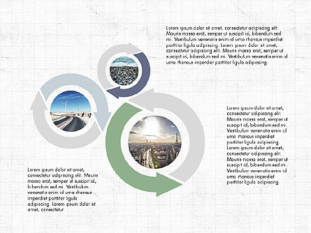 Process Circles, PowerPoint Template, 03780, Process Diagrams — PoweredTemplate.com