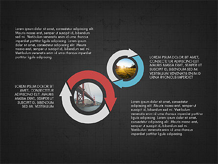 Círculos de proceso, Diapositiva 14, 03780, Diagramas de proceso — PoweredTemplate.com