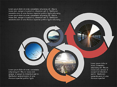 Círculos de proceso, Diapositiva 15, 03780, Diagramas de proceso — PoweredTemplate.com