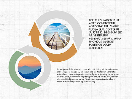 Círculos de proceso, Diapositiva 3, 03780, Diagramas de proceso — PoweredTemplate.com