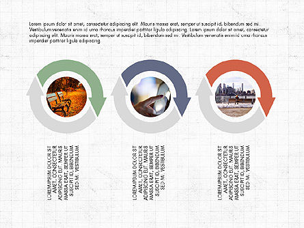 Cercles de processus, Diapositive 8, 03780, Schémas de procédés — PoweredTemplate.com