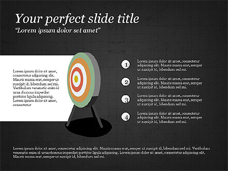Atteindre l'objectif, Diapositive 11, 03782, Modèles de présentations — PoweredTemplate.com