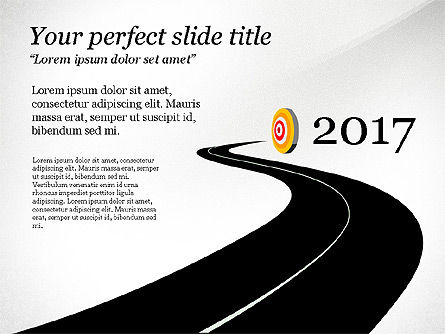 Alcanzar la meta, Diapositiva 4, 03782, Plantillas de presentación — PoweredTemplate.com