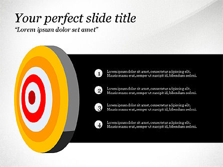 Atteindre l'objectif, Diapositive 8, 03782, Modèles de présentations — PoweredTemplate.com