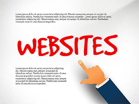 Klasifikasi Situs Web, Templat PowerPoint, 03784, Bagan Organisasi — PoweredTemplate.com