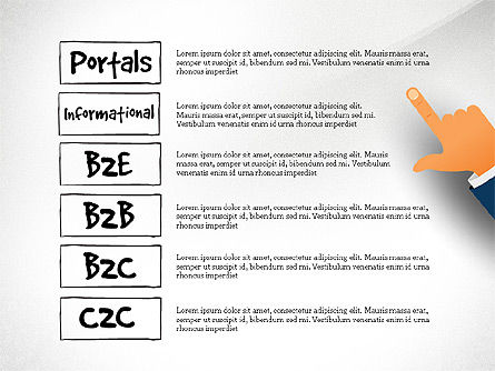 Siti web di classificazione, Slide 5, 03784, Grafici Organizzativi — PoweredTemplate.com