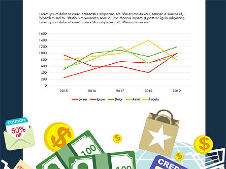 Coupons and Sales Data Driven Presentation, Slide 12, 03785, Data Driven Diagrams and Charts — PoweredTemplate.com