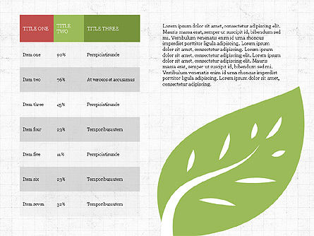 환경 친화적 인 프레젠테이션 개념, 슬라이드 6, 03786, 프레젠테이션 템플릿 — PoweredTemplate.com