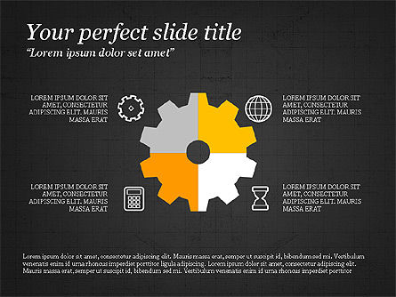 프리젠 테이션 도형, 슬라이드 12, 03788, 모양 — PoweredTemplate.com