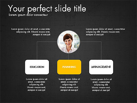 Organigrammi, Slide 13, 03789, Grafici Organizzativi — PoweredTemplate.com