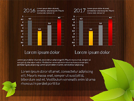 Concepto de informe conducido de datos de madera, Diapositiva 11, 03790, Diagramas basados en datos — PoweredTemplate.com