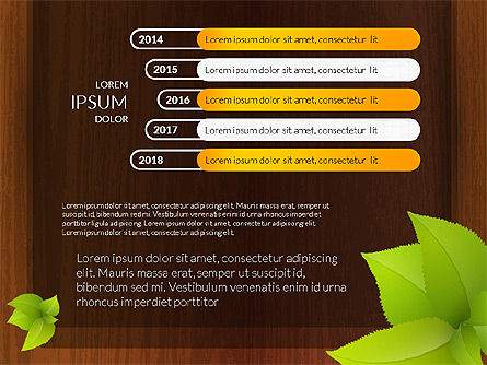 Dati di legno concetto di rapporto guidato, Slide 6, 03790, Diagrammi e Grafici con Dati — PoweredTemplate.com