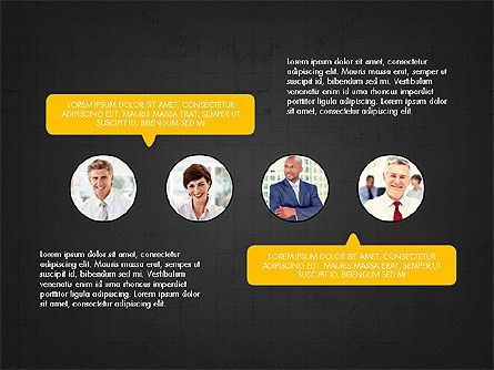 Modèle de présentation de l'équipe, Diapositive 10, 03791, Modèles de présentations — PoweredTemplate.com