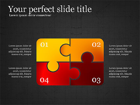 Formes infographiques simples, Diapositive 15, 03792, Infographies — PoweredTemplate.com