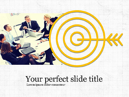 Plate-forme de marketing, Modele PowerPoint, 03798, Modèles de présentations — PoweredTemplate.com
