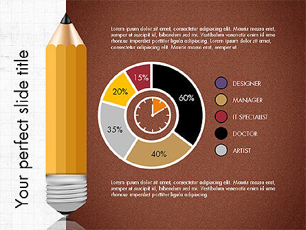 Rapport de gestion du temps piloté par les données, Diapositive 12, 03803, Modèles de présentations — PoweredTemplate.com
