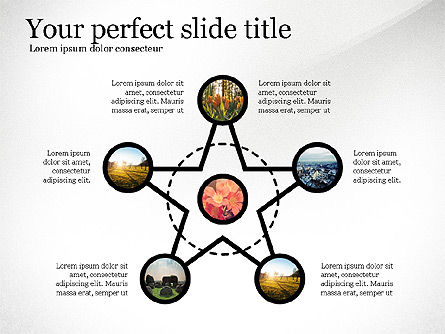 Spots and Connections, Slide 7, 03805, Presentation Templates — PoweredTemplate.com