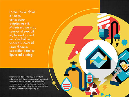 Formes énergétiques, Diapositive 14, 03808, Modèles de présentations — PoweredTemplate.com