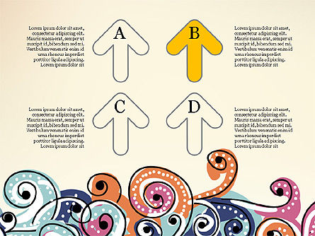 Presentación con formas finas, Diapositiva 7, 03810, Plantillas de presentación — PoweredTemplate.com