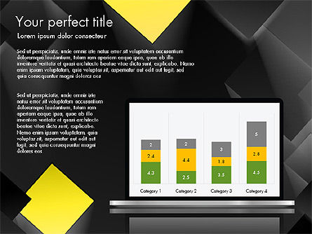 Geometrical Slide Deck, Slide 12, 03812, Presentation Templates — PoweredTemplate.com