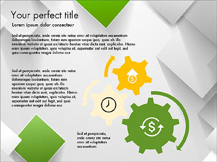 Geometrical Slide Deck, Slide 5, 03812, Presentation Templates — PoweredTemplate.com