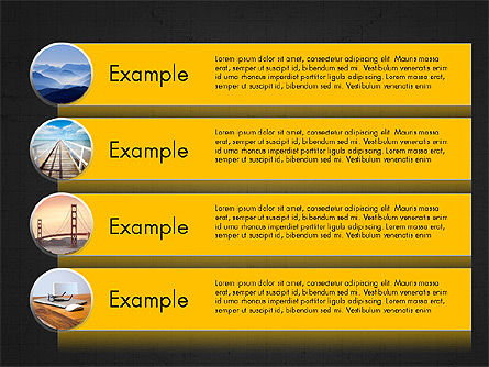Puntos y Flechas, Diapositiva 16, 03813, Diagramas de proceso — PoweredTemplate.com