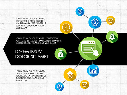 Innovation Process Infographics Concept, 03814, Infographics — PoweredTemplate.com