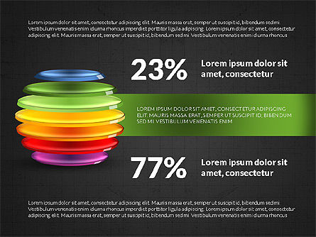 Infografica sfera a fette, Slide 11, 03815, Infografiche — PoweredTemplate.com