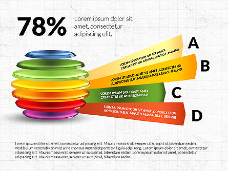 Infographics da esfera cortada, Deslizar 7, 03815, Infográficos — PoweredTemplate.com