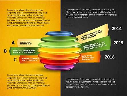 Infografía de Esfera Cortada, Diapositiva 9, 03815, Infografías — PoweredTemplate.com