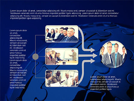 Organización y Conexiones, Diapositiva 15, 03816, Organigramas — PoweredTemplate.com
