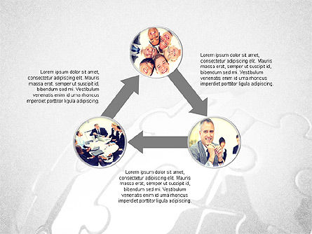 组织和联系, 幻灯片 8, 03816, 组织图表 — PoweredTemplate.com