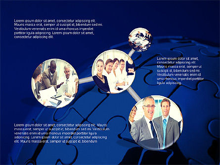 Organización y Conexiones, Diapositiva 9, 03816, Organigramas — PoweredTemplate.com