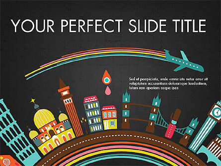 Cubierta de presentación de viajes, Diapositiva 9, 03817, Plantillas de presentación — PoweredTemplate.com