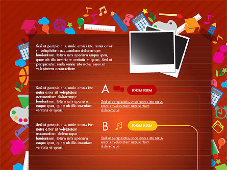 Primary School Presentation Deck, Slide 13, 03818, Education Charts and Diagrams — PoweredTemplate.com