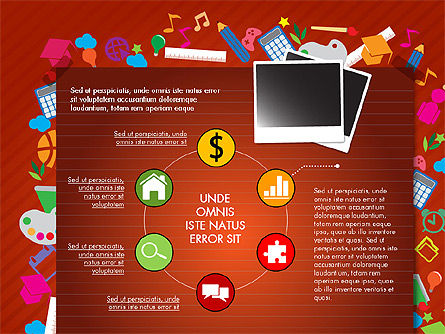 Dek Presentasi Sekolah Dasar, Slide 14, 03818, Bagan dan Diagram Pendidikan — PoweredTemplate.com