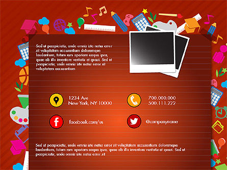 Primary School Presentation Deck, Slide 16, 03818, Education Charts and Diagrams — PoweredTemplate.com