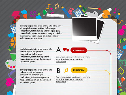 Presentación de la escuela primaria, Diapositiva 5, 03818, Diagramas y gráficos educativos — PoweredTemplate.com