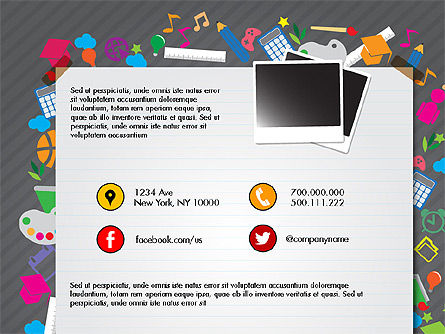 Dek Presentasi Sekolah Dasar, Slide 8, 03818, Bagan dan Diagram Pendidikan — PoweredTemplate.com