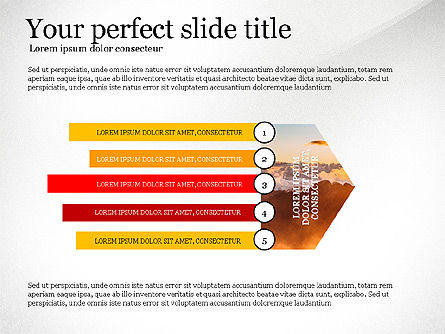 アジェンダ、オプション、プロセス, スライド 6, 03821, 段階図 — PoweredTemplate.com