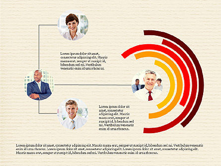 人员效率, PowerPoint模板, 03825, 组织图表 — PoweredTemplate.com