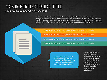 Business Presentation in Material Design Style, Slide 12, 03828, Presentation Templates — PoweredTemplate.com