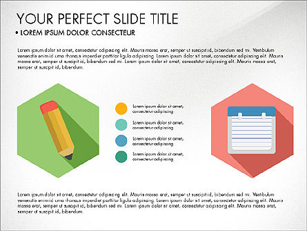 Business Presentation in Material Design Style, Slide 6, 03828, Presentation Templates — PoweredTemplate.com