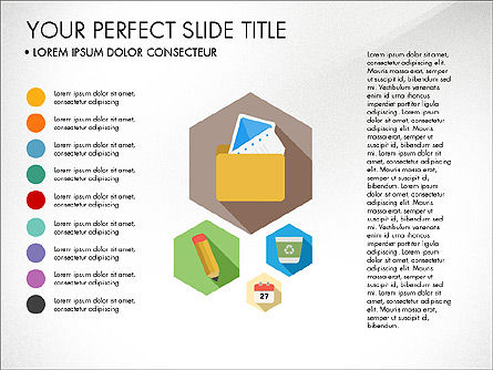 Business Presentation in Material Design Style, Slide 8, 03828, Presentation Templates — PoweredTemplate.com