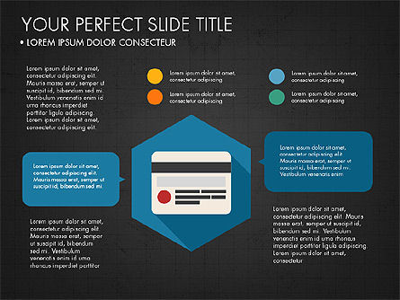 Business Presentation in Material Design Style, Slide 9, 03828, Presentation Templates — PoweredTemplate.com