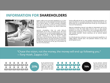 Plate-forme de présentation de rapport annuel de l'entreprise, Diapositive 10, 03833, Modèles de présentations — PoweredTemplate.com
