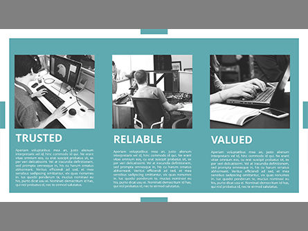 Plate-forme de présentation de rapport annuel de l'entreprise, Diapositive 11, 03833, Modèles de présentations — PoweredTemplate.com