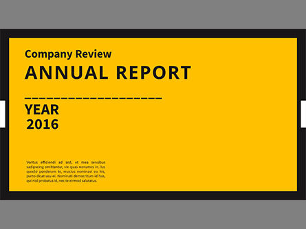 Company Annual Report Presentation Deck, Slide 25, 03833, Presentation Templates — PoweredTemplate.com
